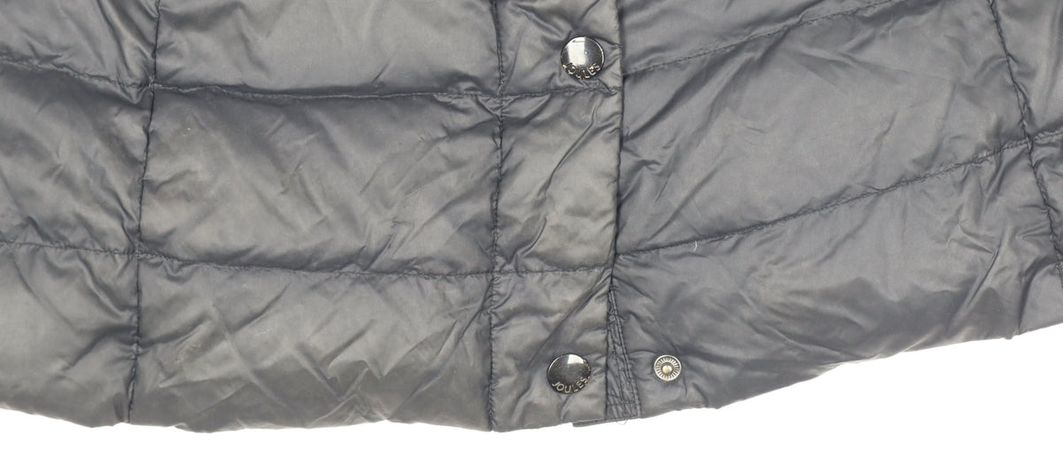 Joules Women’s Black UK 14 Long Hooded Belted Puffer Coat