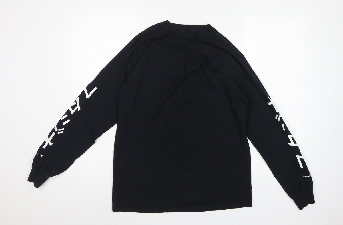 MKI Miyuki Zoku Men's Black M Long Sleeve Graphic Logo T-Shirt