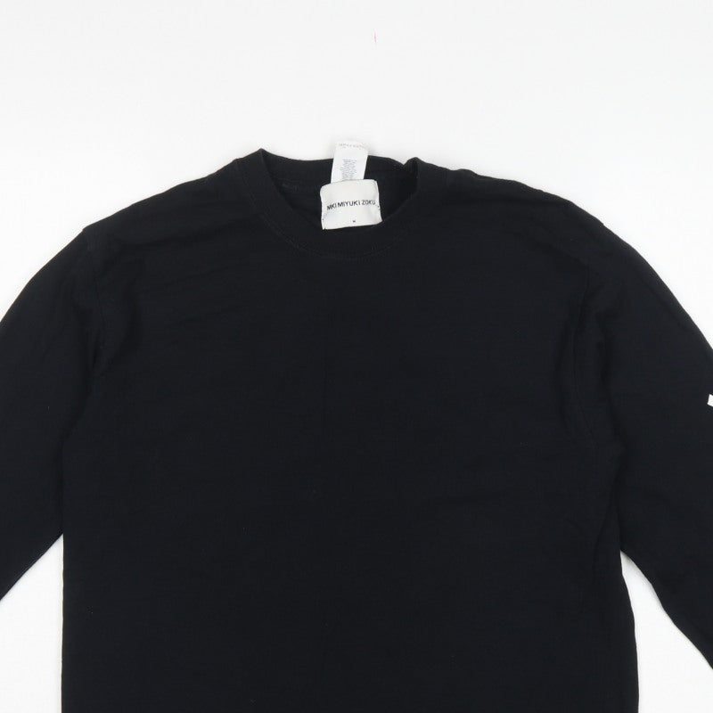 MKI Miyuki Zoku Men's Black M Long Sleeve Graphic Logo T-Shirt