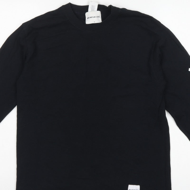 MKI Miyuki Zoku Men's Black M Long Sleeve Graphic Logo T-Shirt