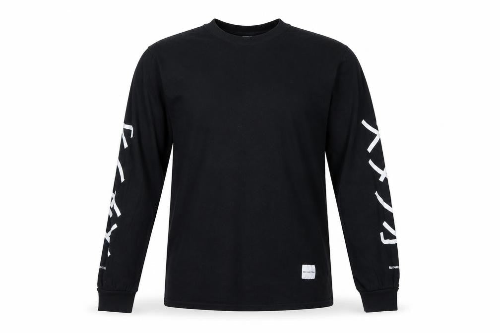MKI Miyuki Zoku Men's Black M Long Sleeve Graphic Logo T-Shirt