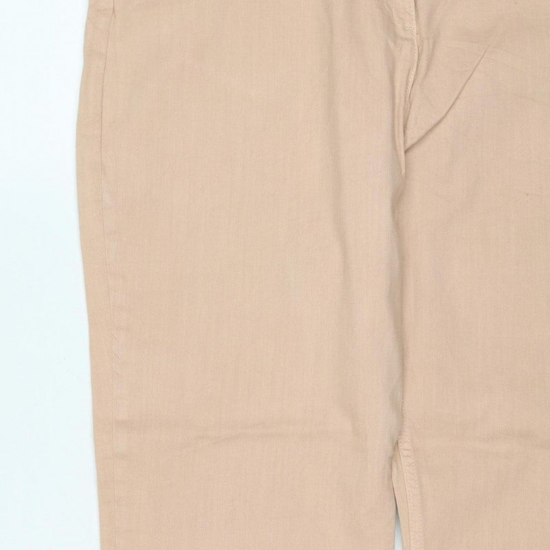 Marks & Spencer Women's Pink UK 16 Classic Straight Stretch Jeans