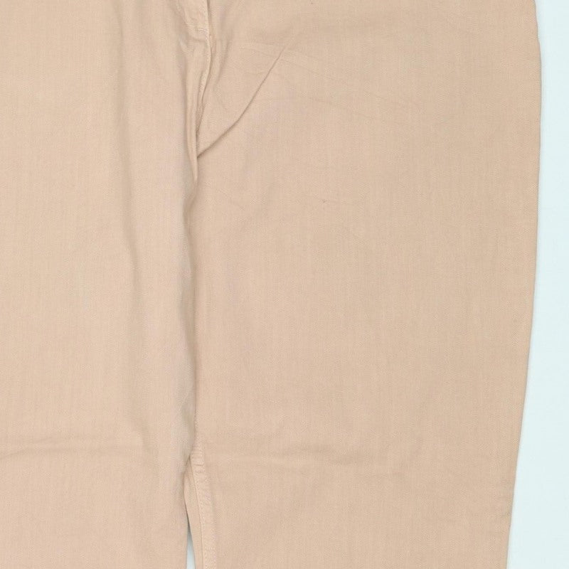 Marks & Spencer Women's Pink UK 16 Classic Straight Stretch Jeans