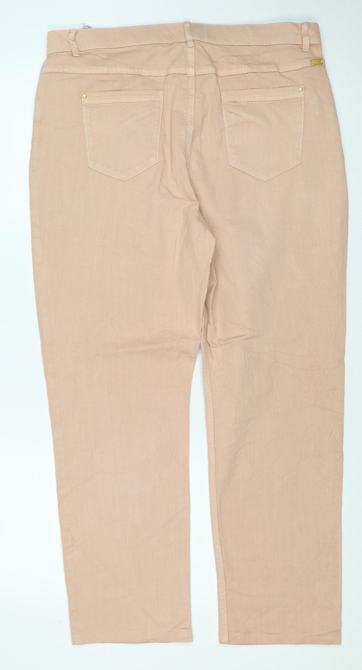Marks & Spencer Women's Pink UK 16 Classic Straight Stretch Jeans