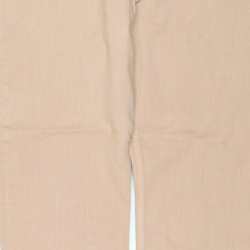 Marks & Spencer Women's Pink UK 16 Classic Straight Stretch Jeans