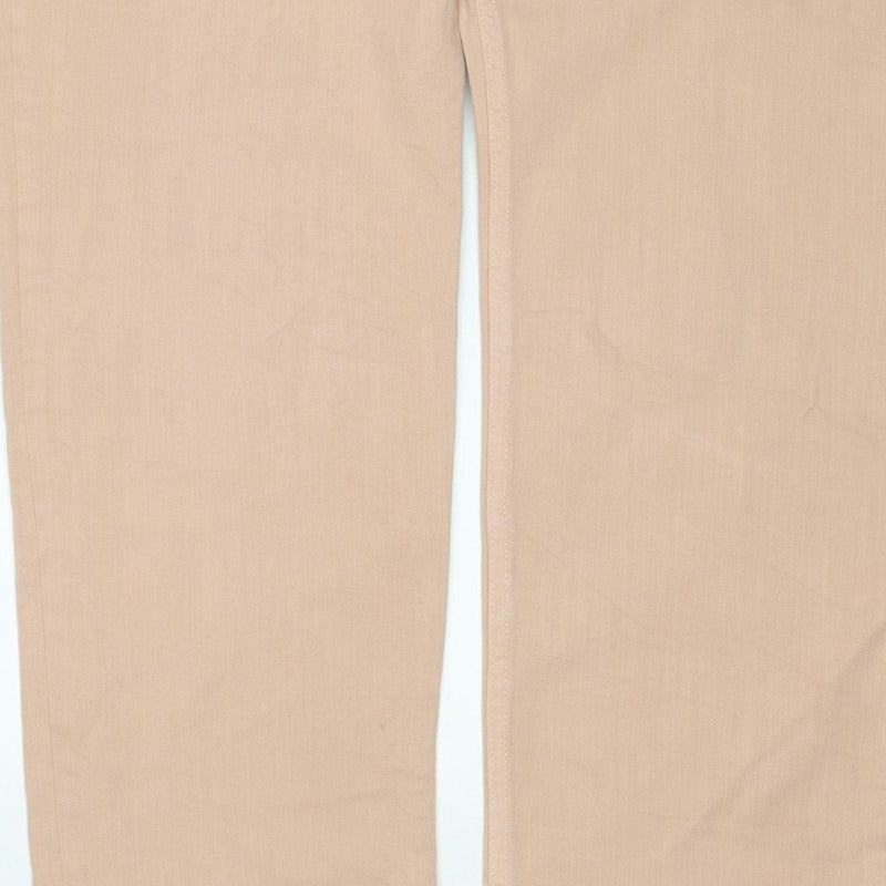 Marks & Spencer Women's Pink UK 16 Classic Straight Stretch Jeans