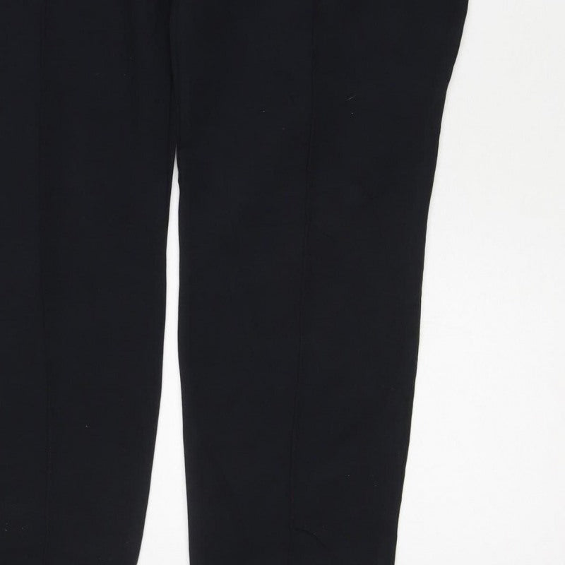 Tally Weijl Women Black M Cotton Blend Drawstring Cuffed Jogger Trousers