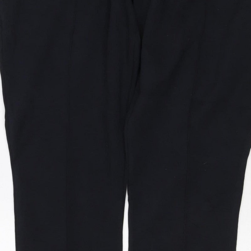 Tally Weijl Women Black M Cotton Blend Drawstring Cuffed Jogger Trousers