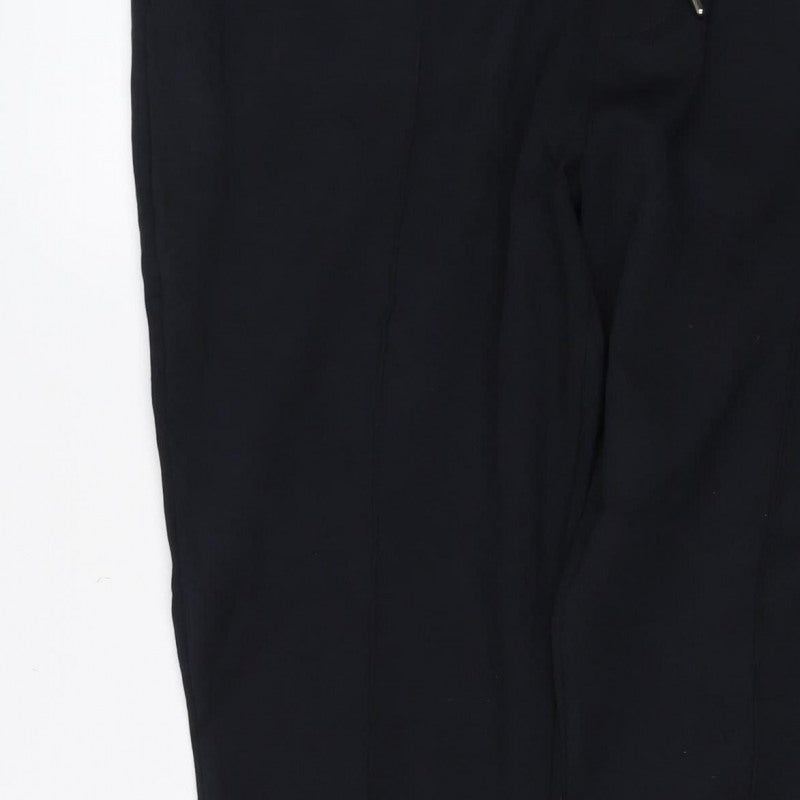 Tally Weijl Women Black M Cotton Blend Drawstring Cuffed Jogger Trousers