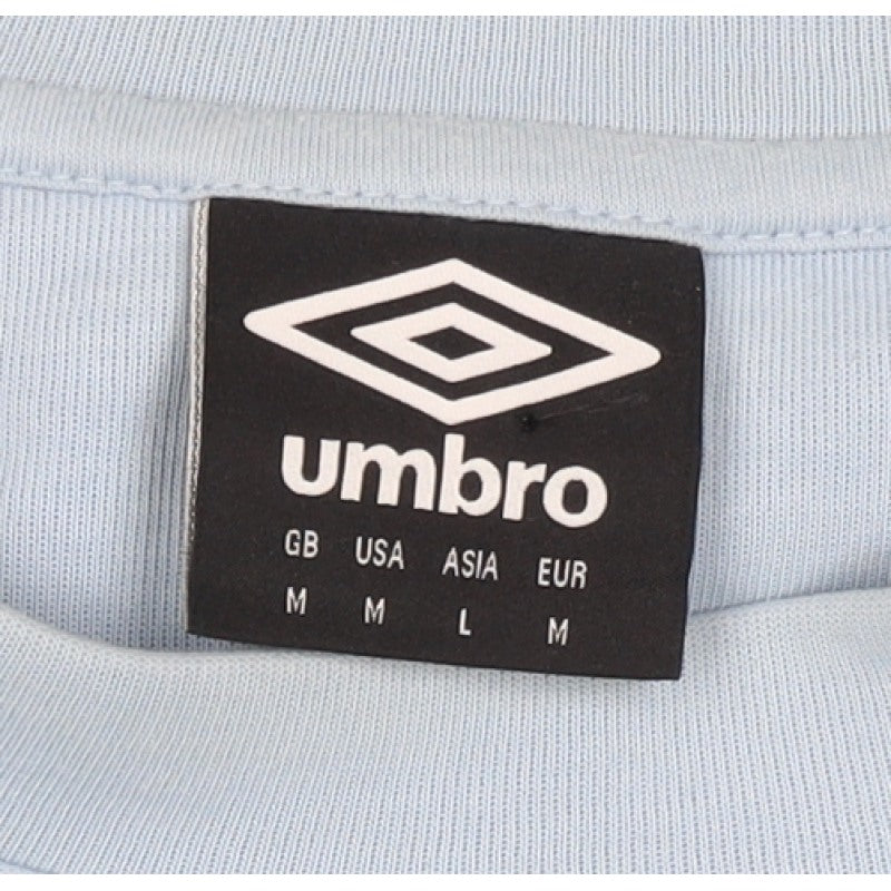 Umbro Men's Blue M England Rugby O2 Rose Pullover Sweatshirt Zip Pocket