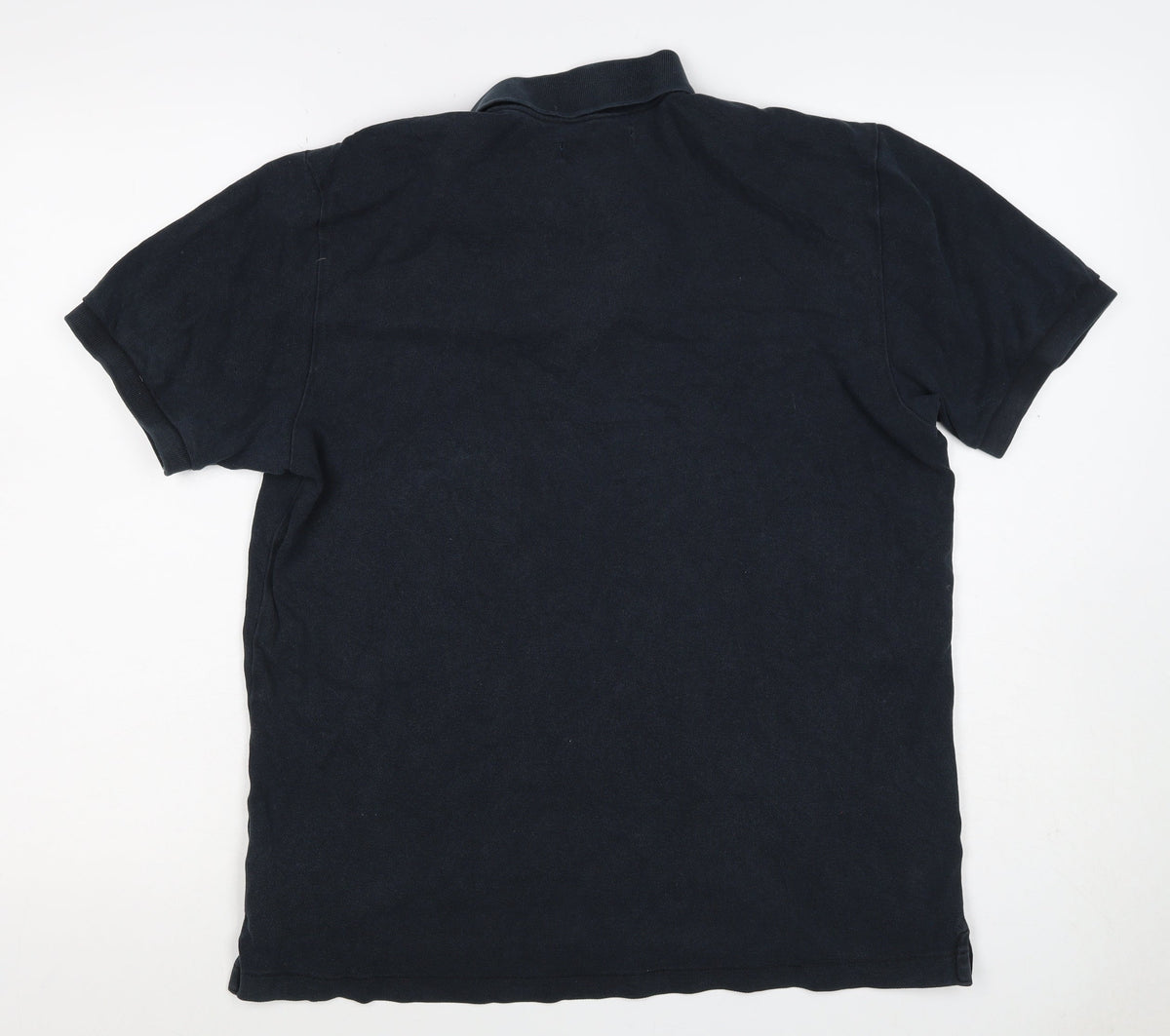 Adidas Originals Men's Black M Cotton Logo Short Sleeve Polo Shirt