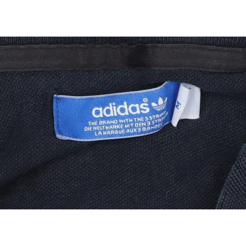 Adidas Originals Men's Black M Cotton Logo Short Sleeve Polo Shirt