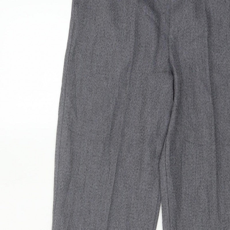 Autonomy Women’s Grey Size 10 Straight Leg Elastic Waist Trousers