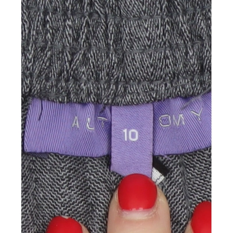 Autonomy Women’s Grey Size 10 Straight Leg Elastic Waist Trousers