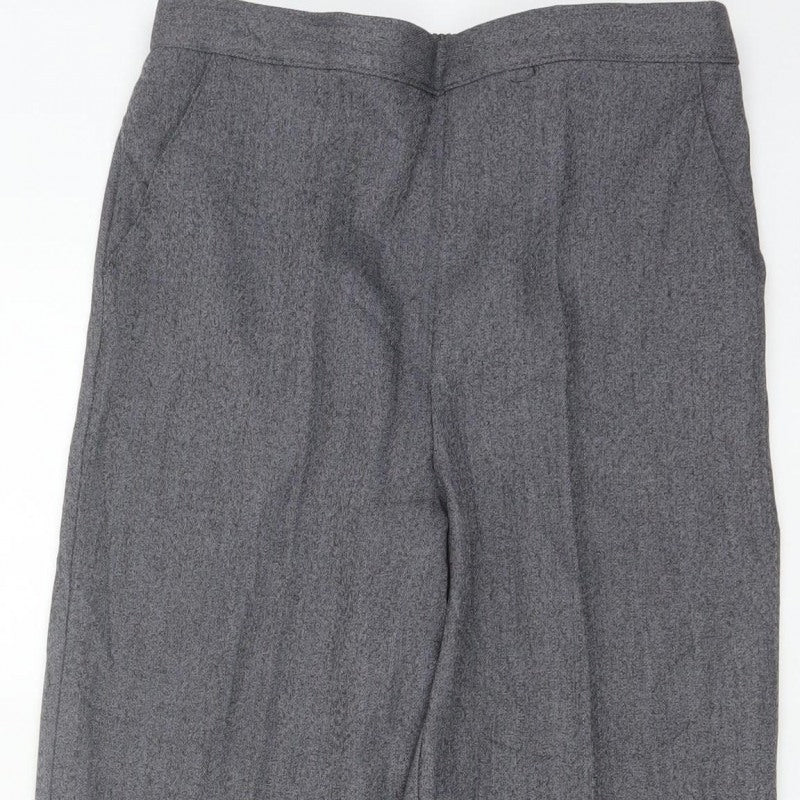 Autonomy Women’s Grey Size 10 Straight Leg Elastic Waist Trousers
