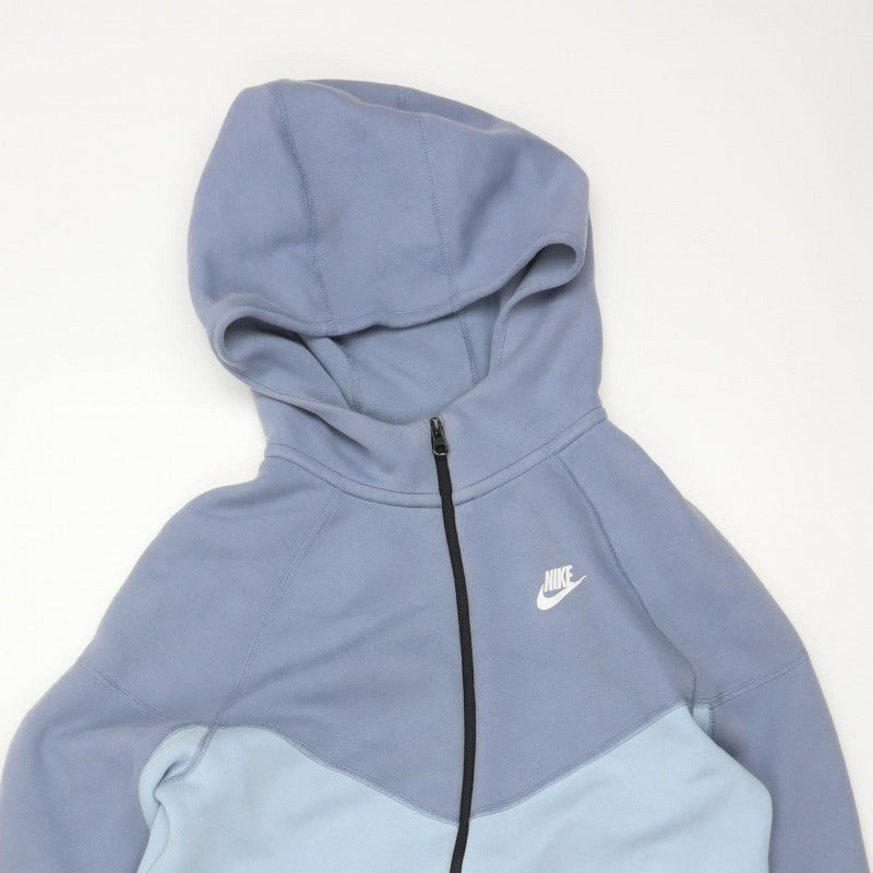 Nike Boys Blue XL 158-170cm Full Zip Tech Fleece Hoodie Zip Pockets