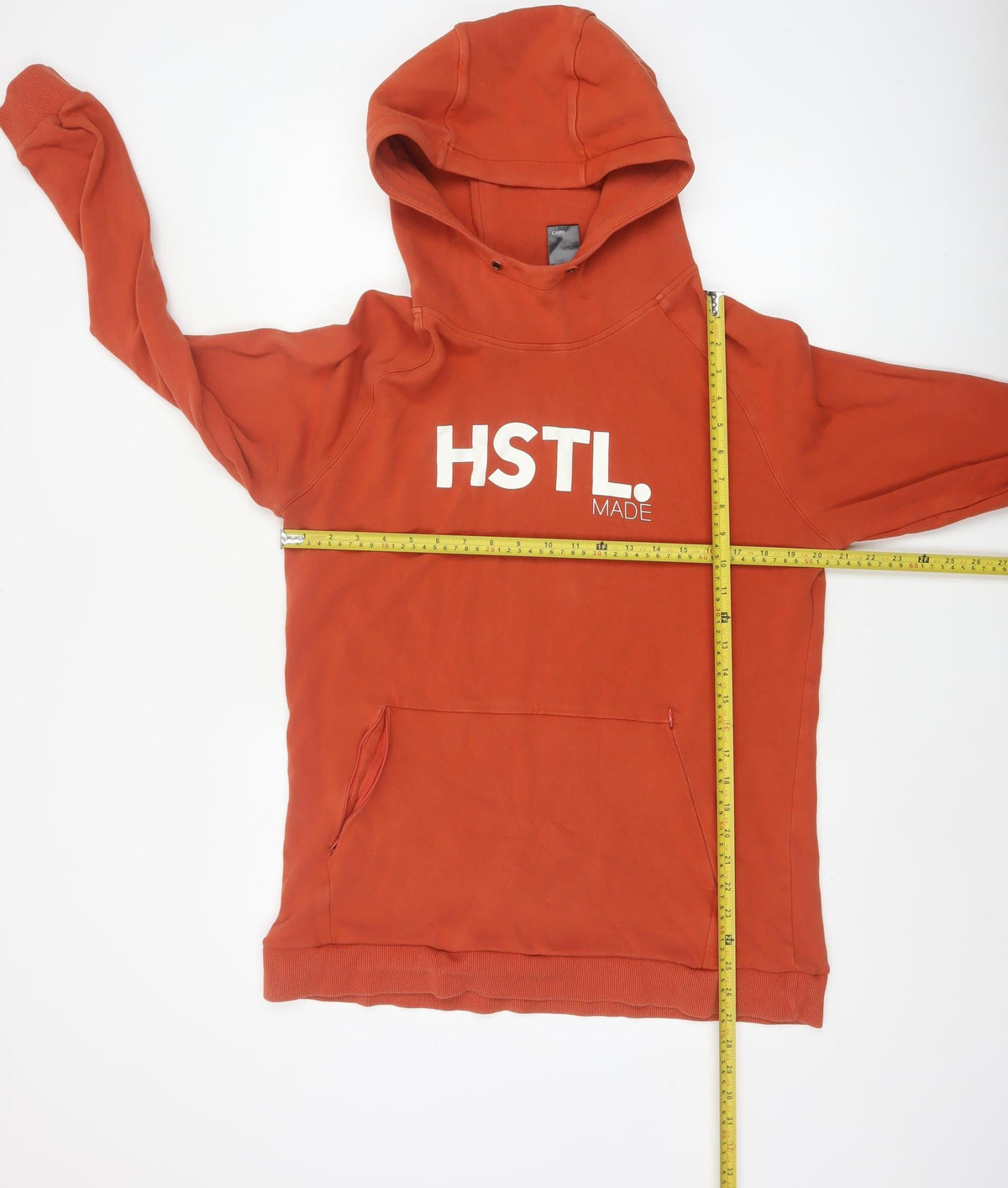 HSTL. MADE Men’s Orange L Graphic Print Pullover Hoodie