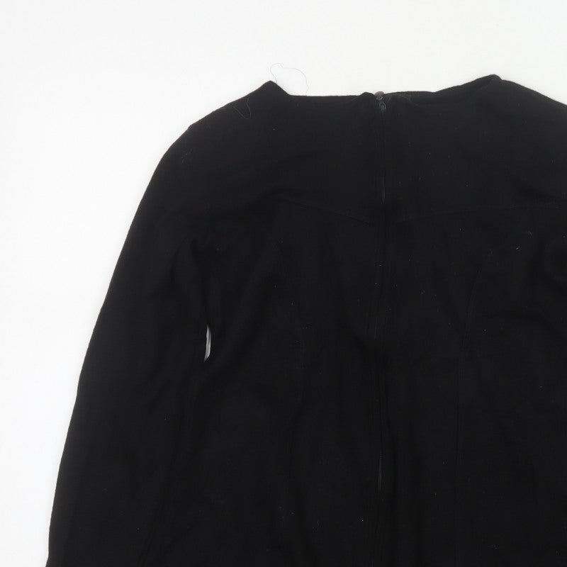 Bitte Kai Rand Women Black M Full Zip Long Sleeve Knit Jumper