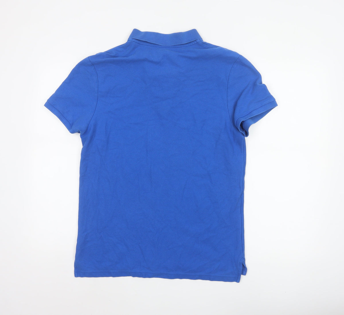 Nike Men’s Blue Logo Short Sleeve Polo Shirt Size L