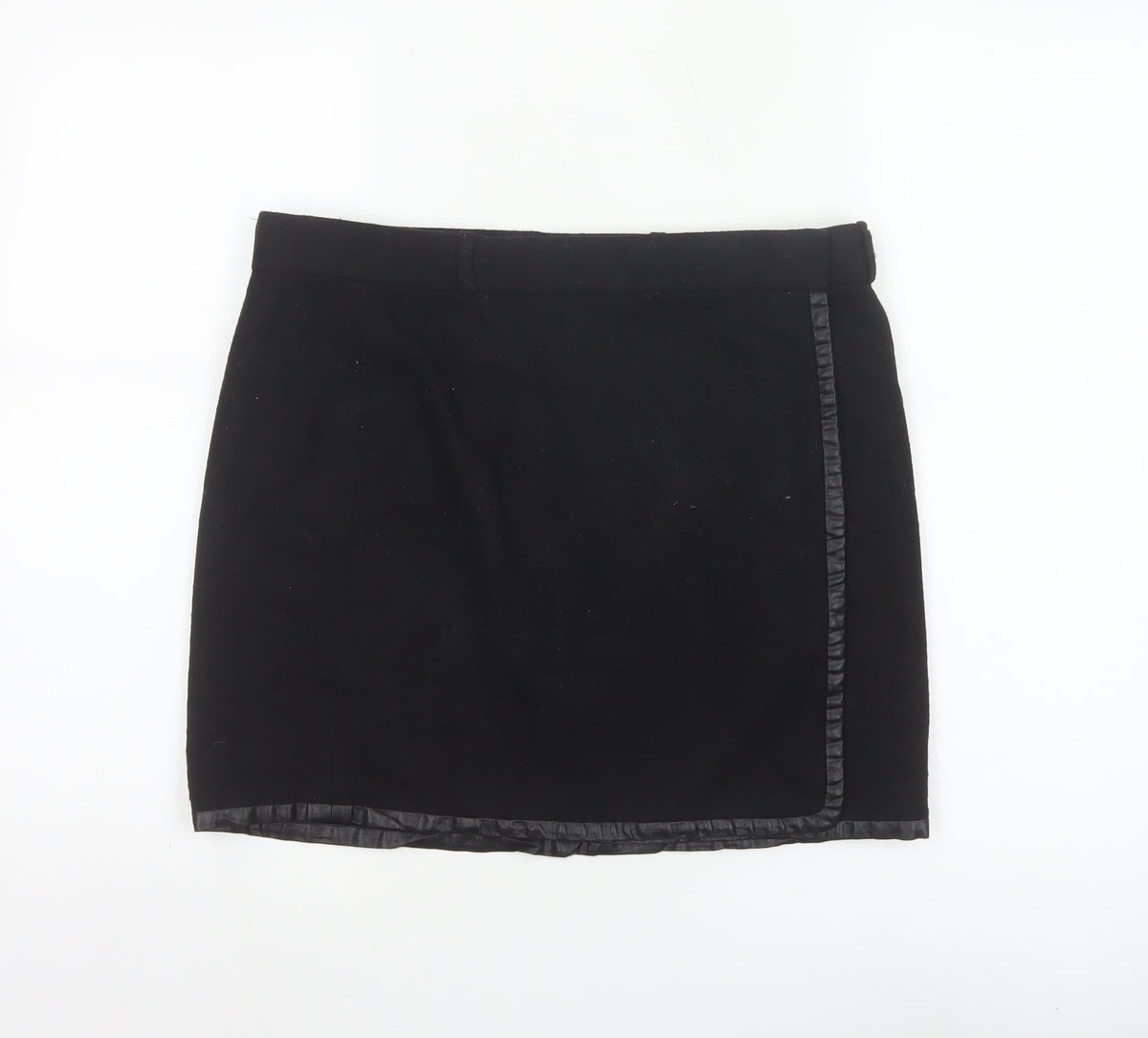 Gap Women’s Black UK 6 Short Wrap Mini Skirt