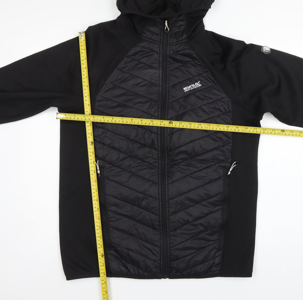 Regatta Men’s Black L Hooded Quilted Softshell Jacket Outdoor