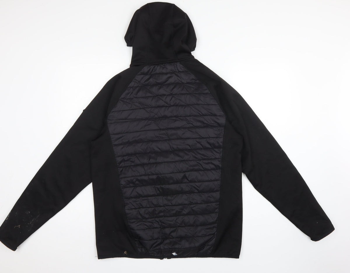Regatta Men’s Black L Hooded Quilted Softshell Jacket Outdoor