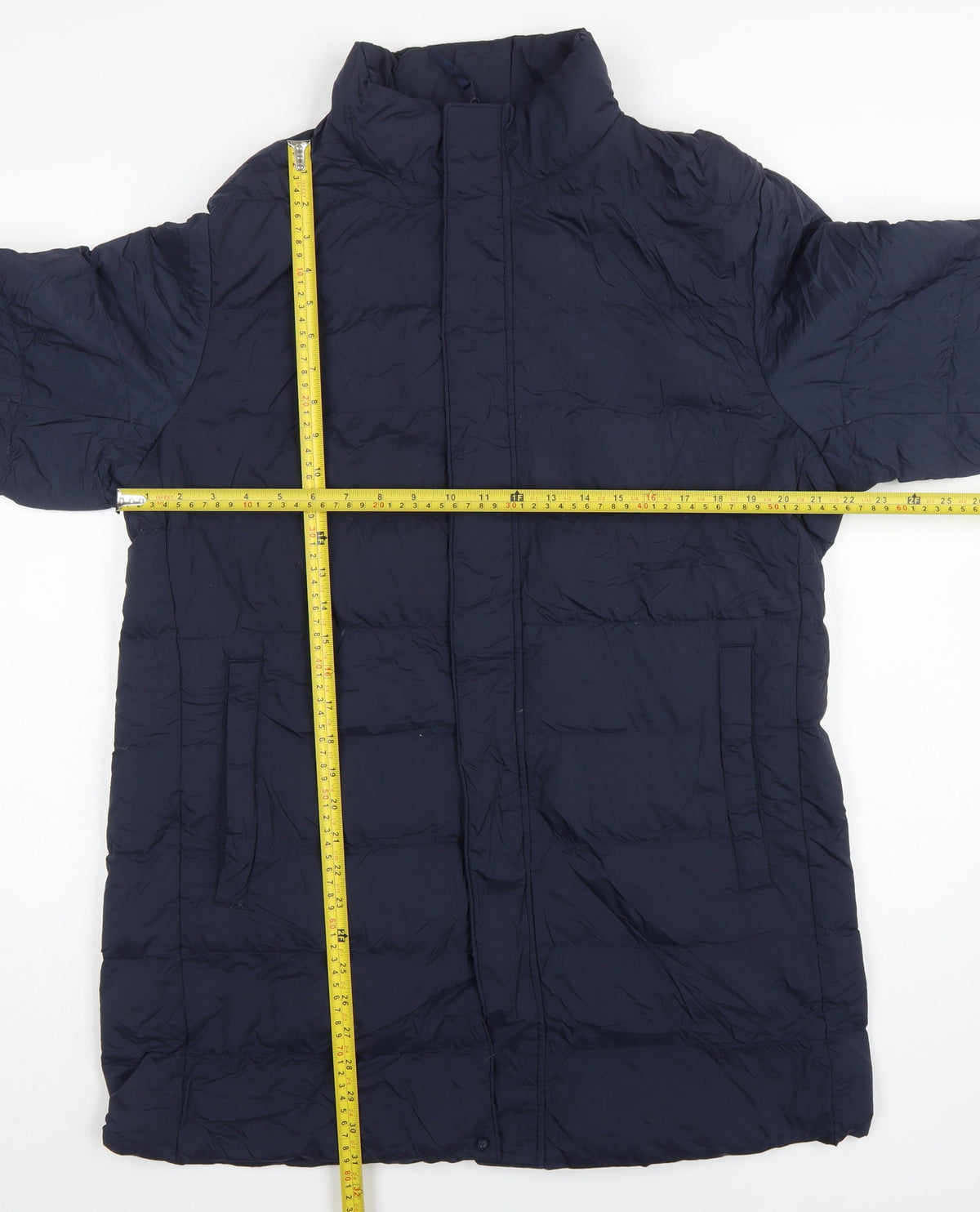 Uniqlo Men’s Blue L Lightweight Down Puffer Jacket Water Resistant