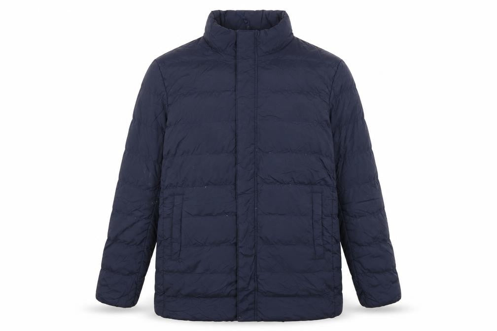 Uniqlo Men’s Blue L Lightweight Down Puffer Jacket Water Resistant