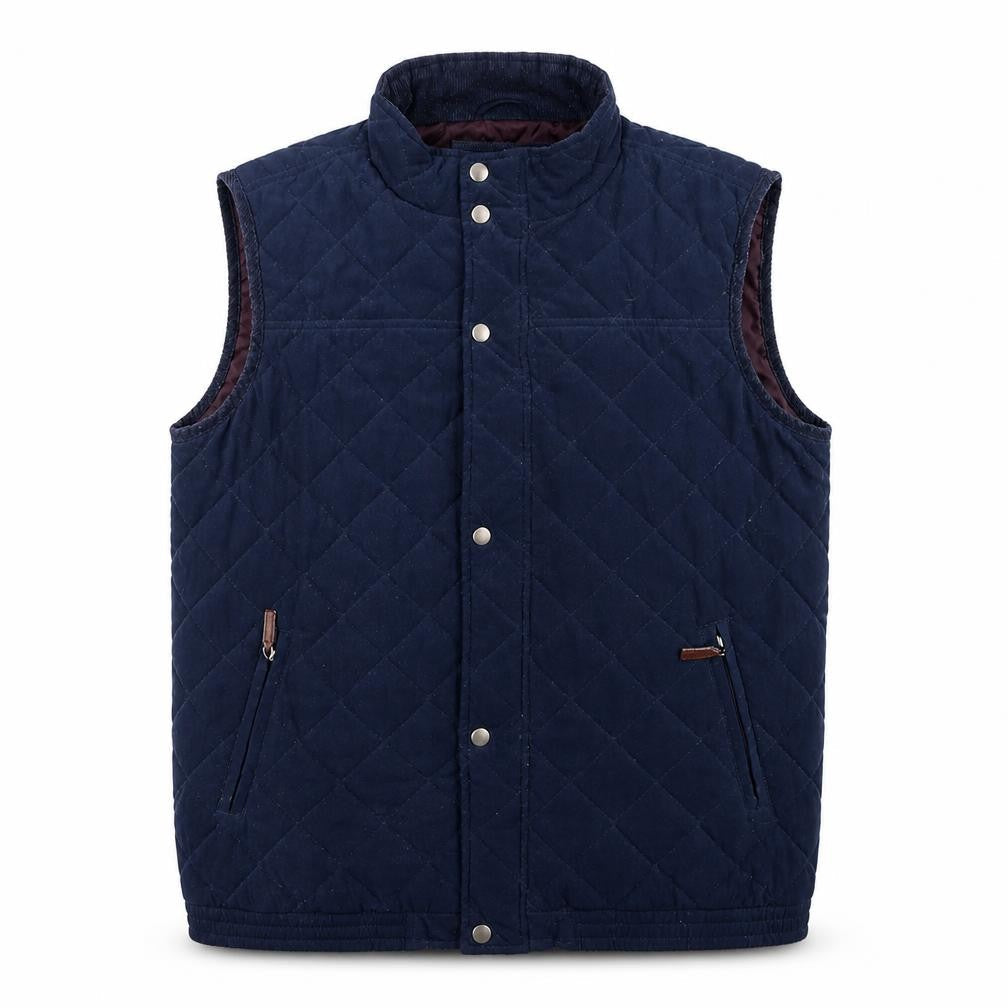 James Pringle Men’s Blue 2XL Quilted Padded Waistcoat Gilet