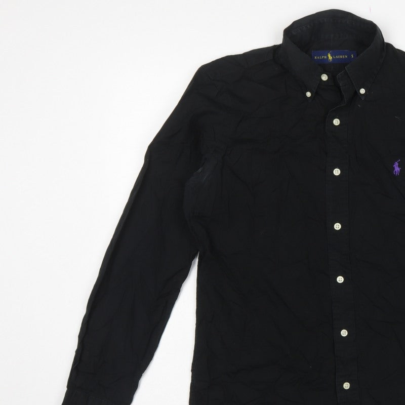 Ralph Lauren Men's Black S Button-Down Long Sleeve Shirt
