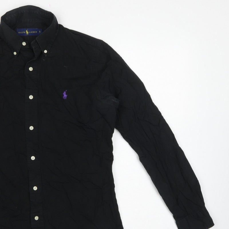 Ralph Lauren Men's Black S Button-Down Long Sleeve Shirt