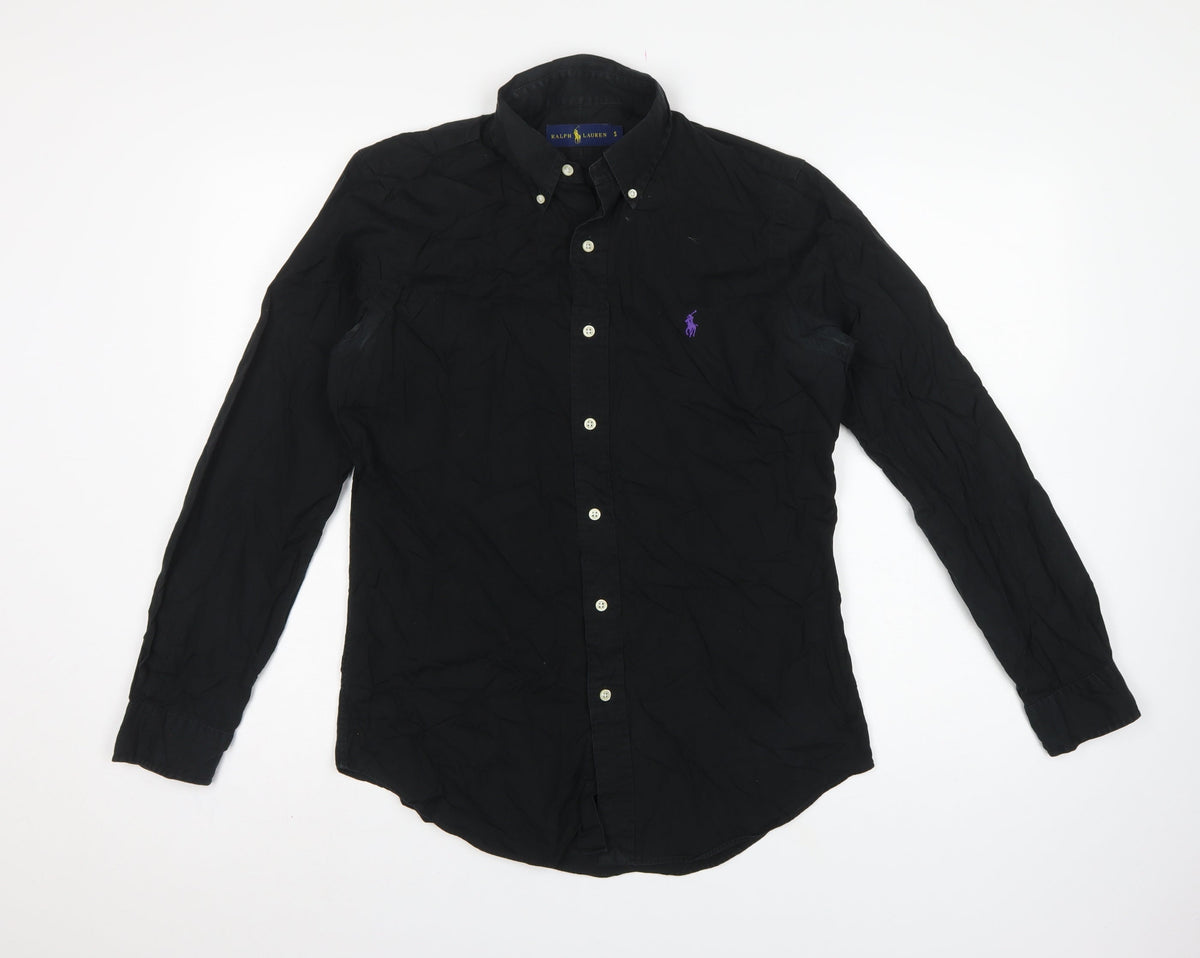 Ralph Lauren Men's Black S Button-Down Long Sleeve Shirt