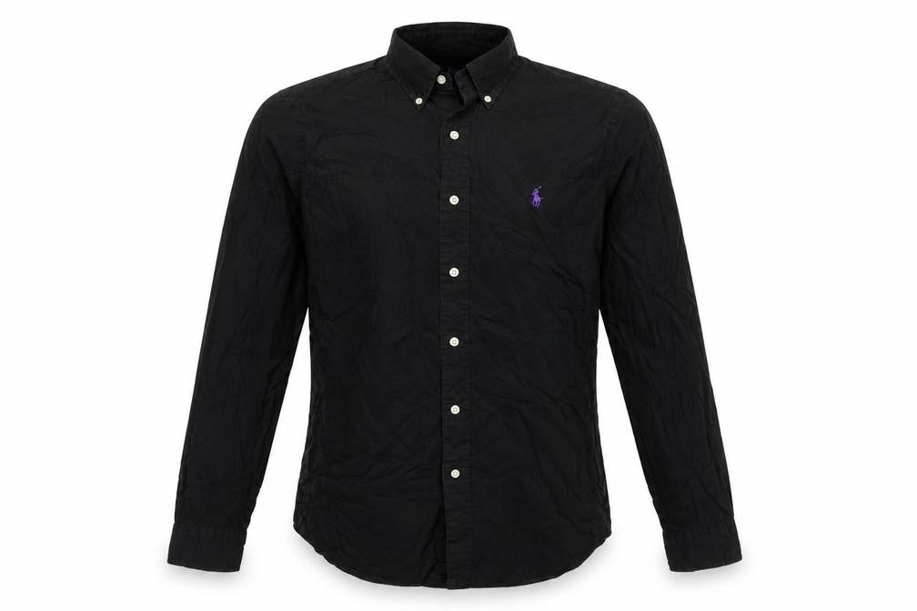 Ralph Lauren Men's Black S Button-Down Long Sleeve Shirt