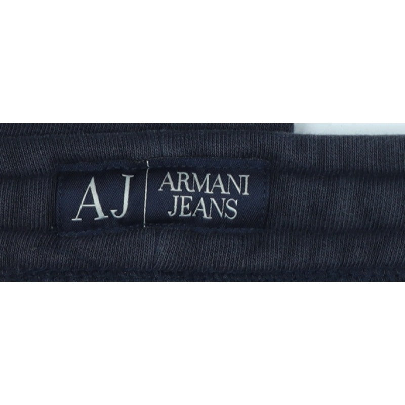 Armani Jeans Men’s Blue XL Logo Drawstring Cuffed Jogger Trousers