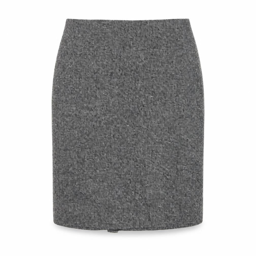 Hobbs Women’s Grey Wool Tweed Pencil Skirt Size 14 Lined