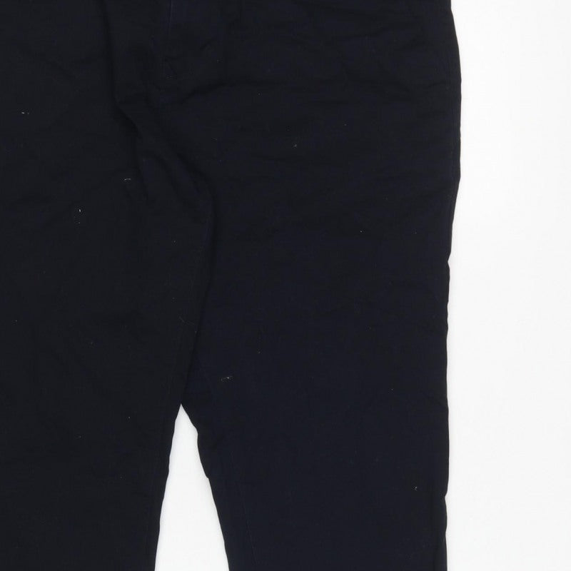 Next Men’s Black S Slim Fit Dress Trousers Flat Front