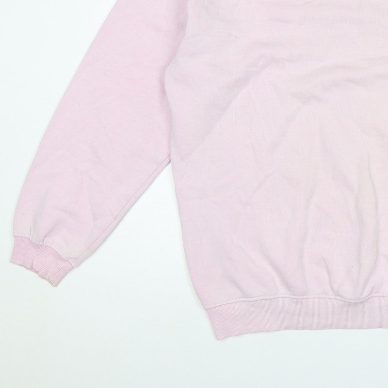 PrettyLittleThing Women's Pink L Pullover Crew Neck Sweatshirt