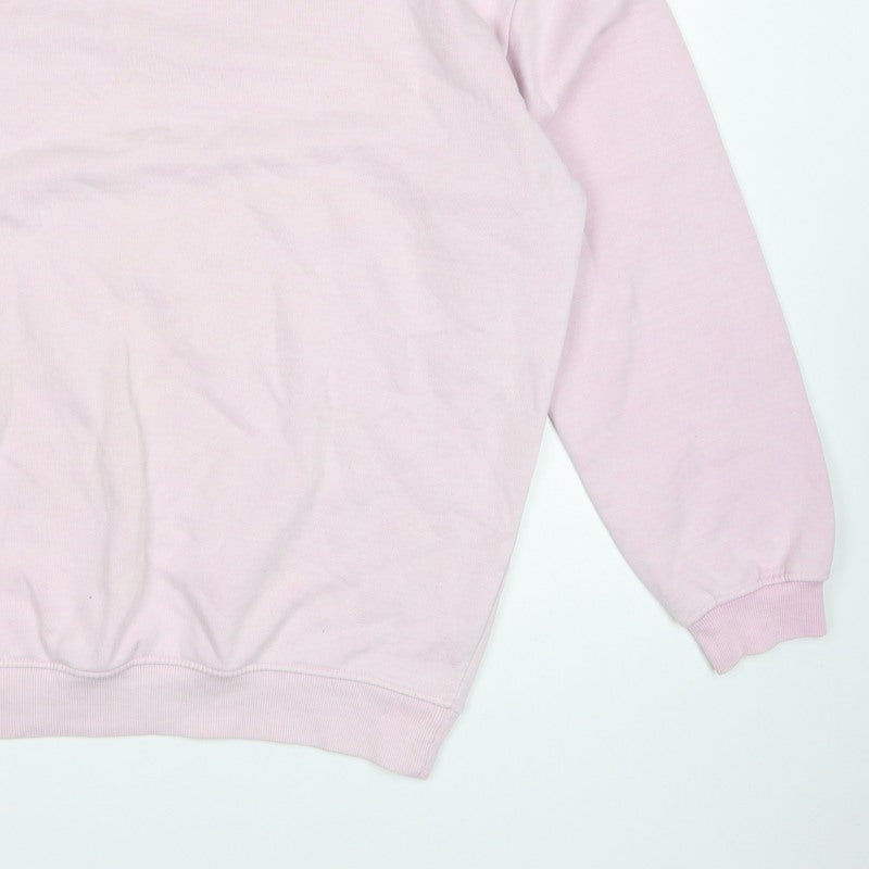 PrettyLittleThing Women's Pink L Pullover Crew Neck Sweatshirt