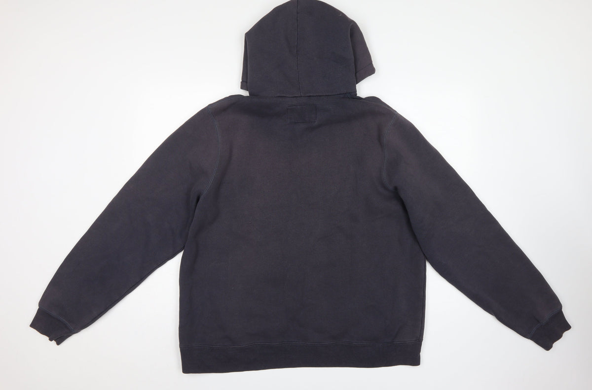Abercrombie & Fitch Men’s Blue L Pullover Hoodie Graphic Logo