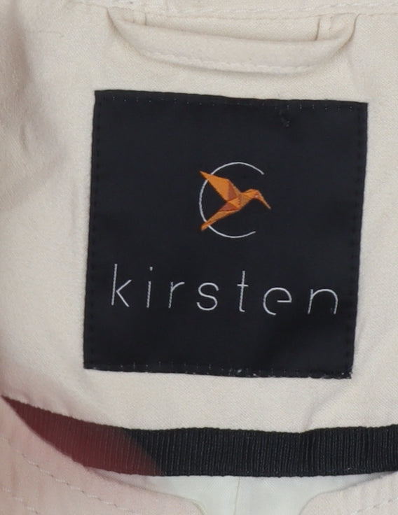 Kirsten Women’s Ivory UK 14 Floral Cutwork Zip Jacket