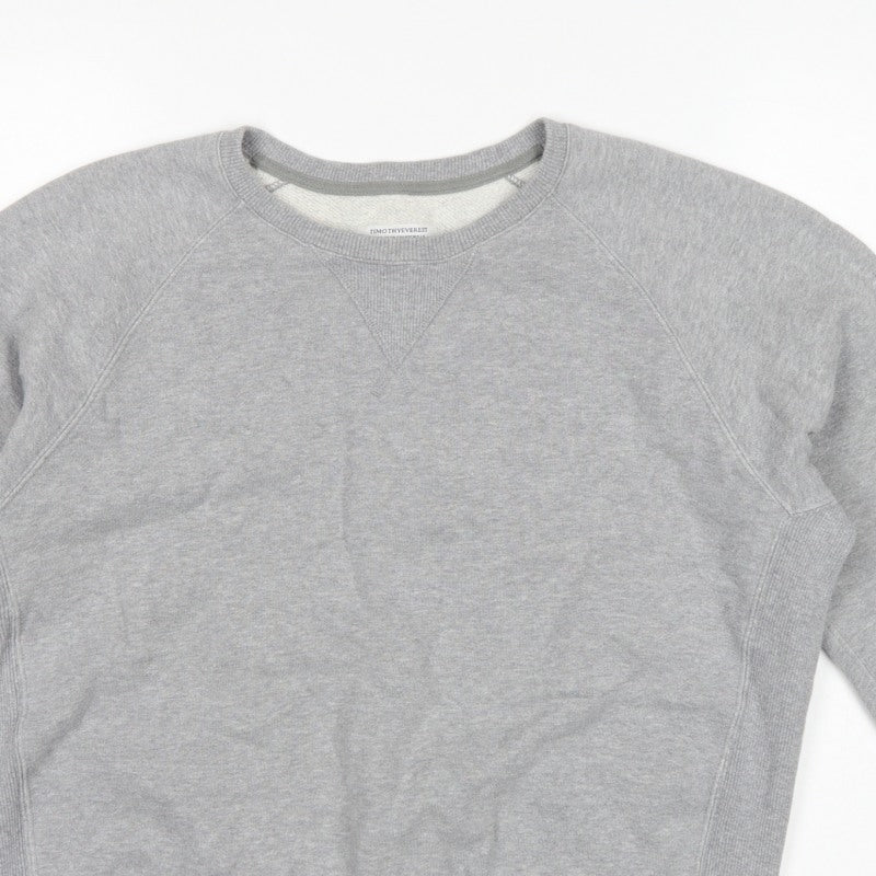 Timothy Everest Unisex Adults Grey M Pullover Crew Neck Sweatshirt