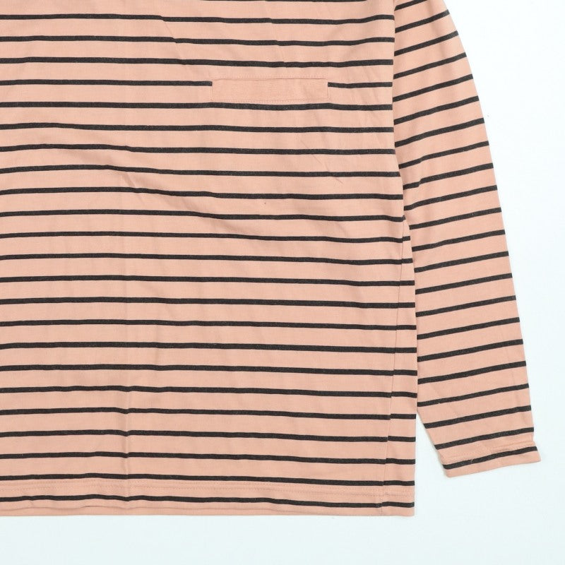 Great Queen Women’s Pink Striped Size 14 Long Sleeve Polo Top