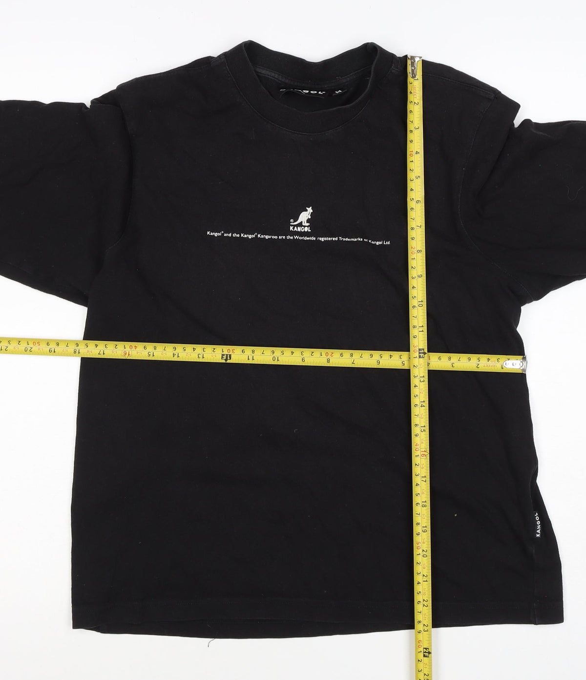 Kangol Women’s Black M Basic Logo Crew Neck Cotton T-Shirt