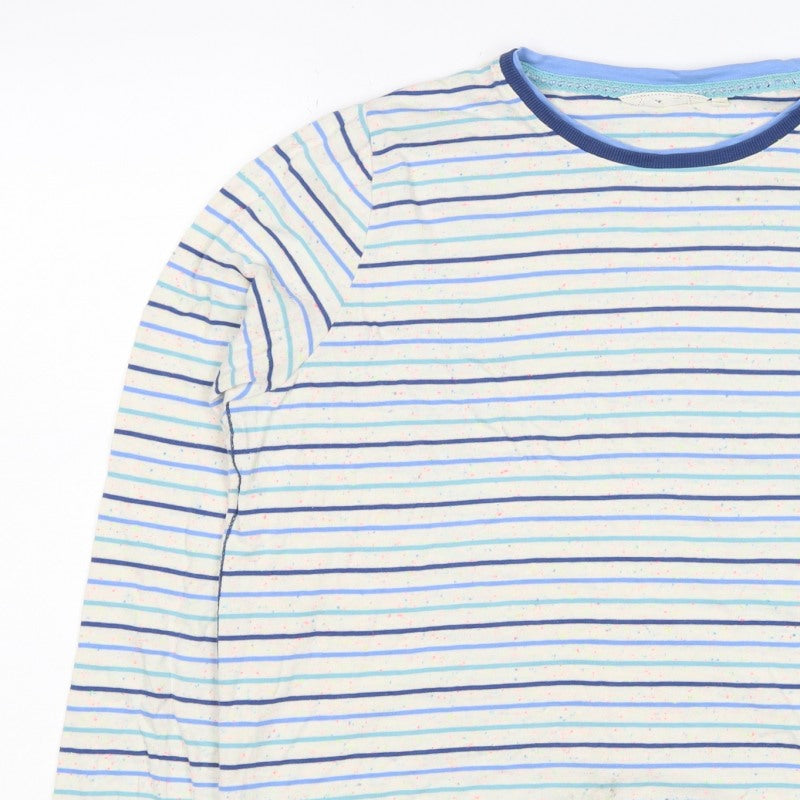 Country Rose Women Multicoloured Striped L Ringer Long Sleeve T-Shirt