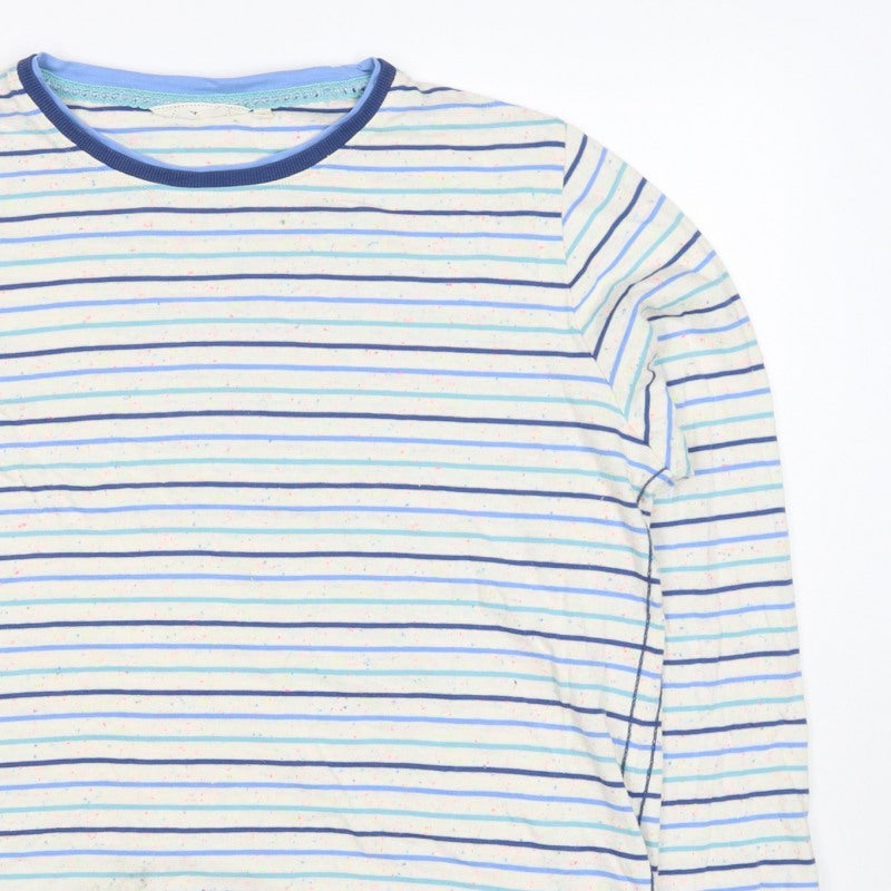 Country Rose Women Multicoloured Striped L Ringer Long Sleeve T-Shirt