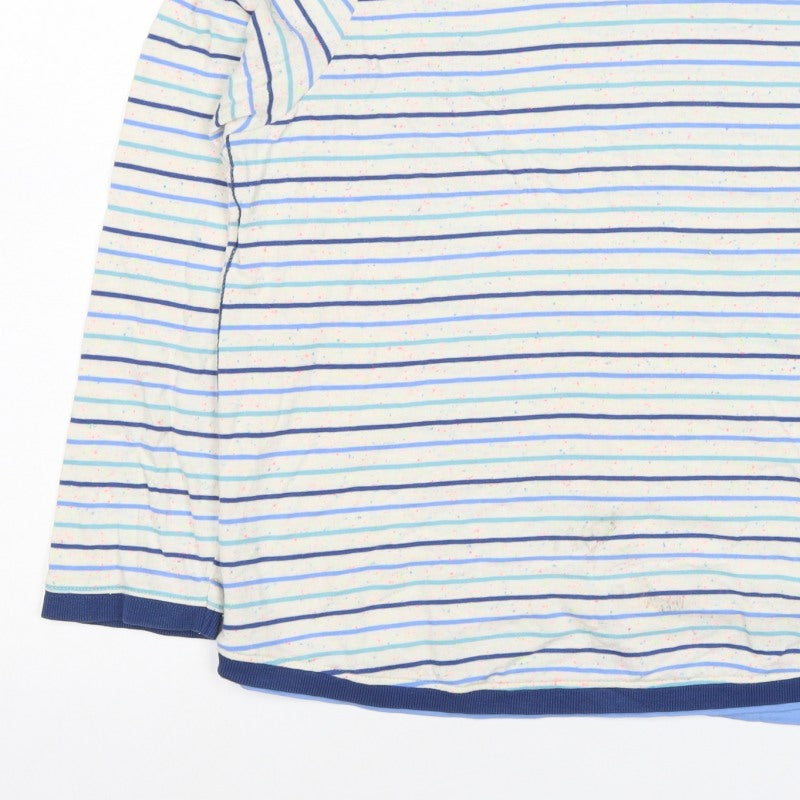 Country Rose Women Multicoloured Striped L Ringer Long Sleeve T-Shirt