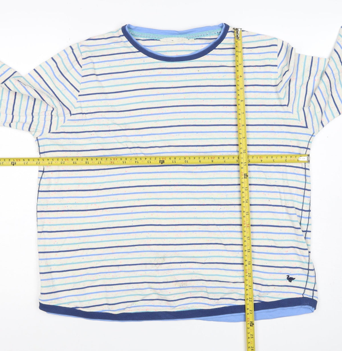 Country Rose Women Multicoloured Striped L Ringer Long Sleeve T-Shirt
