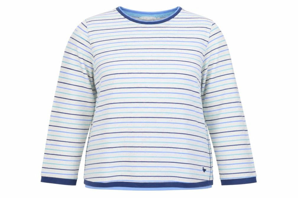 Country Rose Women Multicoloured Striped L Ringer Long Sleeve T-Shirt