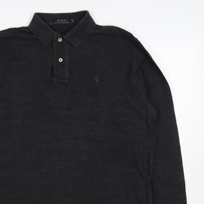 Polo Ralph Lauren Men’s Black M Long Sleeve Logo Polo Shirt