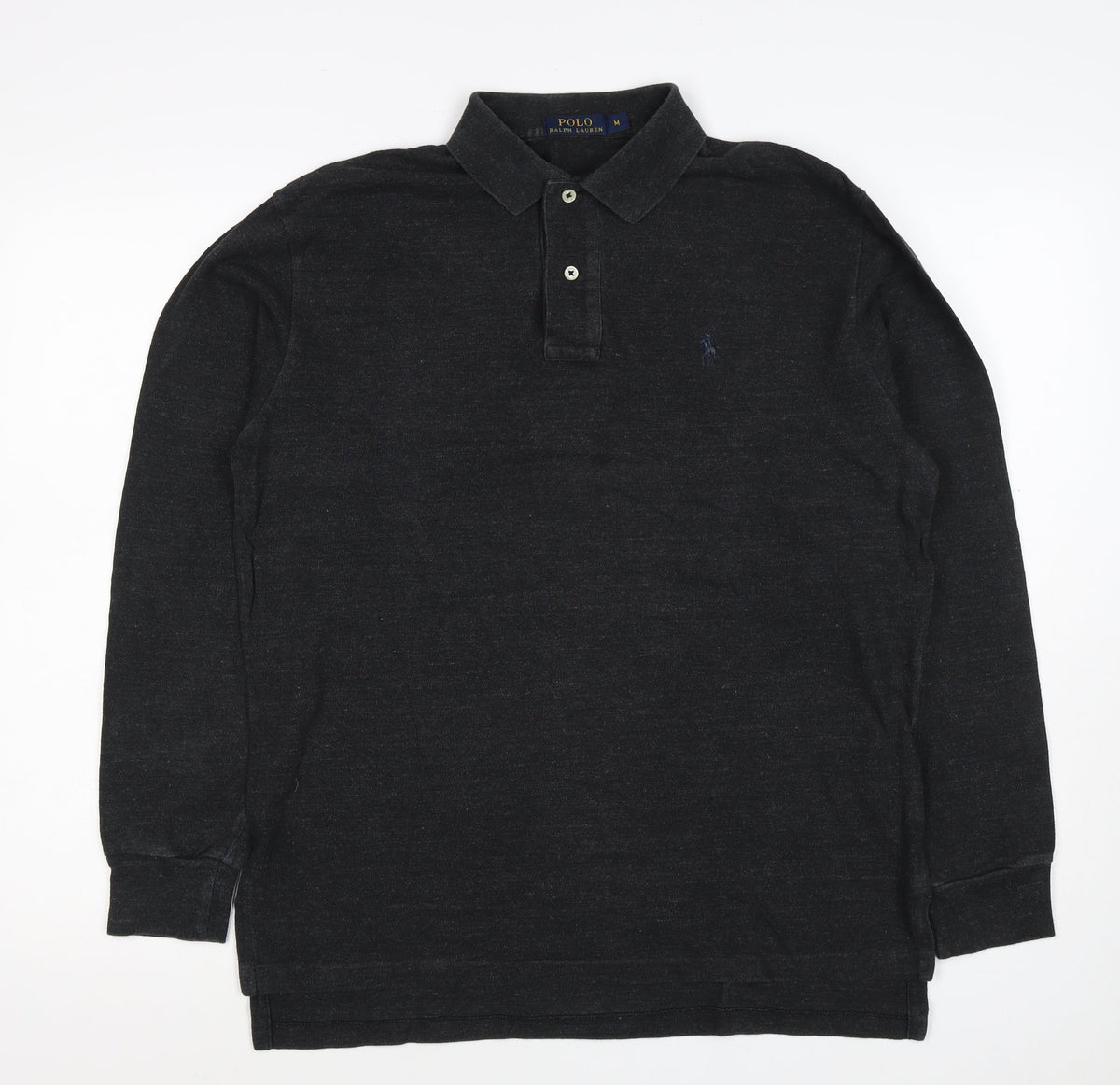 Polo Ralph Lauren Men’s Black M Long Sleeve Logo Polo Shirt